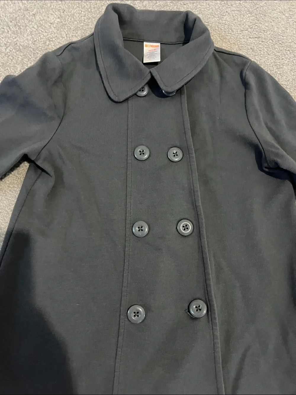 Gymboree Black Double-Breasted Peacoat for Kids
